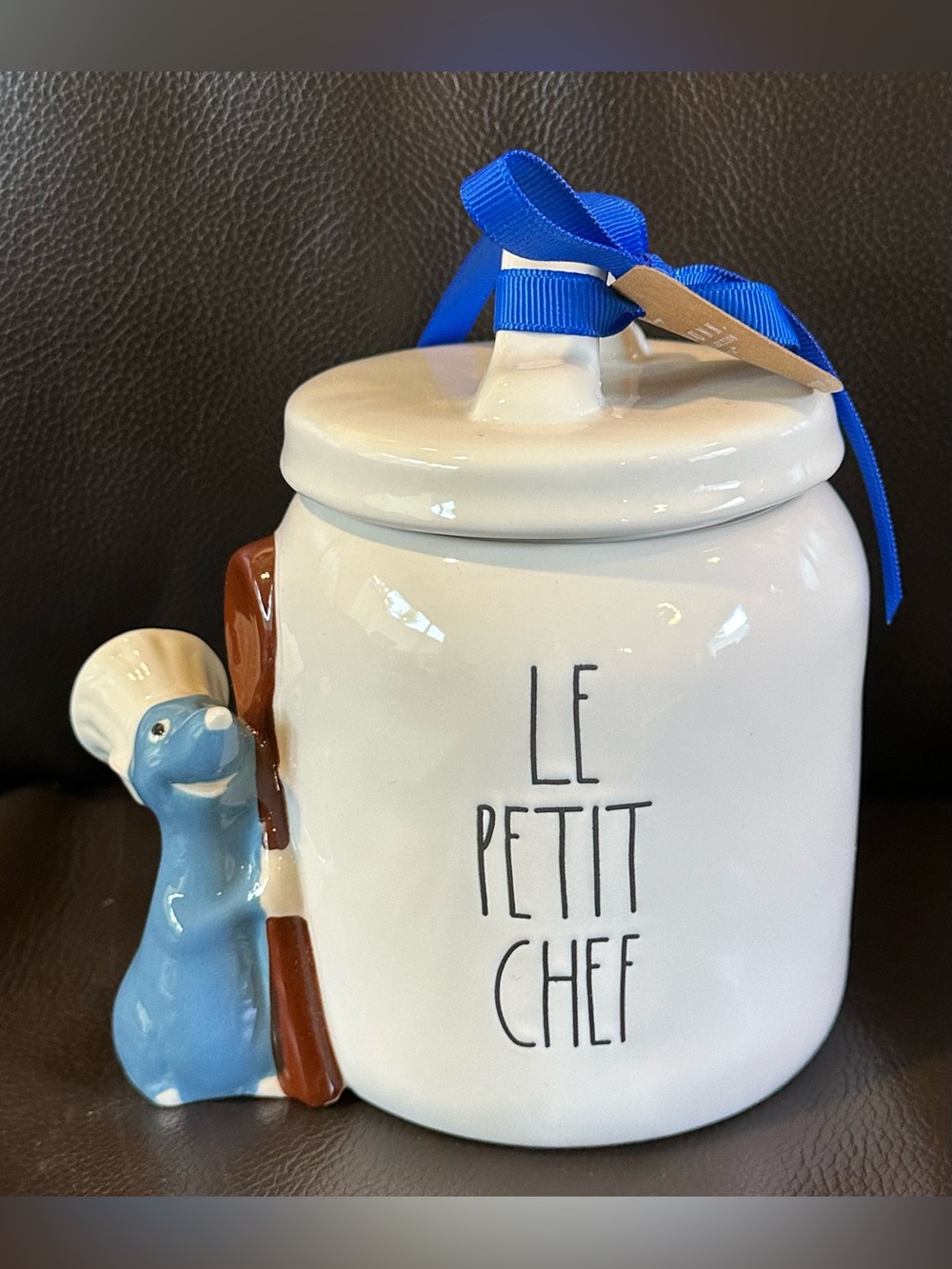 Disney Pixar Ratatouille Remy Le Petit Chef Canister Jar by Rae Dunn NWT